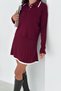 Hair Braid Detailed Polo Neck Knitwear Bottom Top Set Aw25Au0004 - 6