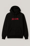 Oversized Sweatshirt with Hood and Kangaroo Pocket, Front with Sickam Lettering, Back with Scream Spider Print