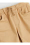 Alita City Lcw Kids Beige Elastic Waist Gabardine Boys' Trousers - 2
