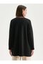 Two Mt Shop Quality Lcw Grace Black Interlock Plain Women's Cardigan - 4
