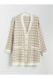 Lcwaikiki Women's V-Neck Patterned Knitwear Cardigan - 7
