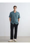 Elsiva Black Standard Fit Muslin Men's Trousers