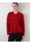 Vizyon New Season Crew Neck Women's Knitwear Cardigan