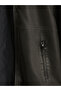 Vizyon New Season Standard Fit Shirt Collar Men's Leather Look Jacket - 8