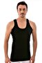 Tutku-Men's Black Gray Undershirts 6-Piece Cotton - 6 Pieces Black-Grey - 3