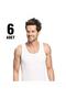 Tutku-Men's Combed Cotton Singlet 6-Pack - 2