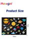 Outer Space Felt Story Board Set 3.5 Ft Solar System Universe Storytelling Flannel Interactive Play - 5