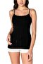 Tutku-Women's Rope Strap Jacquard Cotton Mixed Color 6-Piece Undershirt - 3