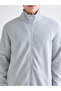 New Season Stand Collar Long Sleeve Men's Zippered Sweatshirt - 3