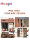 42 Pcs Pretend Kitchen Toy Set with Accessories, Kitchen Play Set Toy with Realistic Light Sound Ste - 2