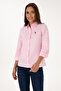 Women's Pink Long Sleeve Basic Shirt 50324791-Vr041 - 3
