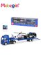 Emergency Vehicle Toy Playsets with Police Car and Rescue Helicopter Friction Powered Rescue Vehicle