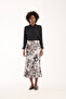 Elastic Waist Maxi Length Satin Skirt – Stylish and Comfortable Design