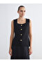 Square Neck Women's Knitwear Vest