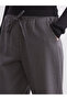 Lcw Grace Anthracite Elastic Waist Patterned Women's Trousers - 4