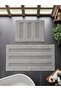Selenee Cotton Bath Mat Set (60X100)(50X60)Grey-* - 2