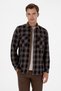 Men's Brown Long Sleeve Shirt 50313432-Vr029