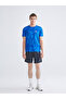 Xside Active Navy Blue Crew Neck Printed Men's Fan T-Shirt - 2