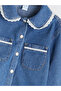 Baby Collar Girl's Jean Jacket - 5
