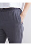 Lcwaikiki Women's Classic Elastic Waist Textured Trousers - 4