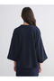 Textured Oversize Women's Shirt - 4