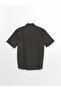 Nevavm Regular Fit Short Sleeve Plaid Men's Shirt with Difference - 6