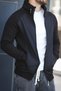 Manfokt Three Thread Raised Detail Hidden Hooded Men's Sweatshirt