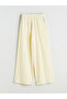 Elastic Waist Textured Muslin Women's Trousers - 6