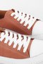 Races Women's Genuine Leather Lace-Up Casual Shoes-Tan - 3