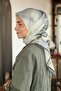 وشاح قطني ناعم TN2003 بنمط الباتيك كريم-تست-04 - 3