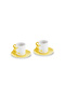 Ribbon 2-Person Coffee Cup 110 ml Yellow - 9