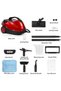 Steam Cleaner, 15-in-1 Heavy Duty Steamer, Multipurpose Steam Mop, 1500W 1500ML Chemical-Free Househ - 7