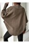 Women's Knitwear Beard Poncho Cardigan - 3