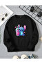 Stitch Printed Long Sleeve T-Shirt for Girls