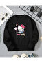 Long Sleeve T-Shirt with Hello Kitty Print for Girls