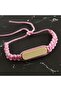 Sptrns Wooden Macrame (123707) Braided Bracelet-Pink - 3