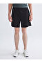 Black Standard Fit Men's Sports Shorts - 2