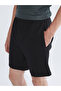 Black Standard Fit Men's Sports Shorts - 3