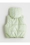 New Season Hooded Girl's Puffer Vest - 4