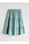 Vizyon New Season Elastic Waist Folded Girls' Skirt - 3