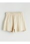Quality Pieces from Çelebi Store: Pleated Girls' Shorts Skirt with Drawstring Waist - 4