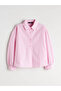 Pink Basic Long Sleeve Girl's Shirt - 4