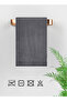 Feather Touch Bath Towel 550 GSM 100% Cotton Terry 70x140 cm -Luxury Feel, Quick Dry - Grey