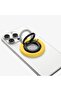 Nano Pop MagFit Magnetic Silicone Phone Grip Kickstand compatible with MagSafe - Mango Yellow - 7