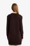 New Season Regular Fit Crew Neck Slit Basic Plain Long Sleeve Tunic - 7