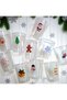10 Pieces Christmas New Year Themed Mica Plastic Shot Glass Santa Claus Snowflake Snowman 40ml (5cm) - 2