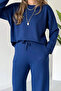 Women's Crew Neck Long Sleeve Modal Set 1109 - 4