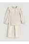 LCW baby Peter Pan Collar Baby Girl Blouse and Pants 2-Piece Set - 2