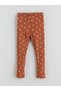 Elastic Waist Floral Girls' Leggings (W5) - 4