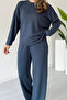 Women's Crew Neck Long Sleeve Modal Set 1109 - 2